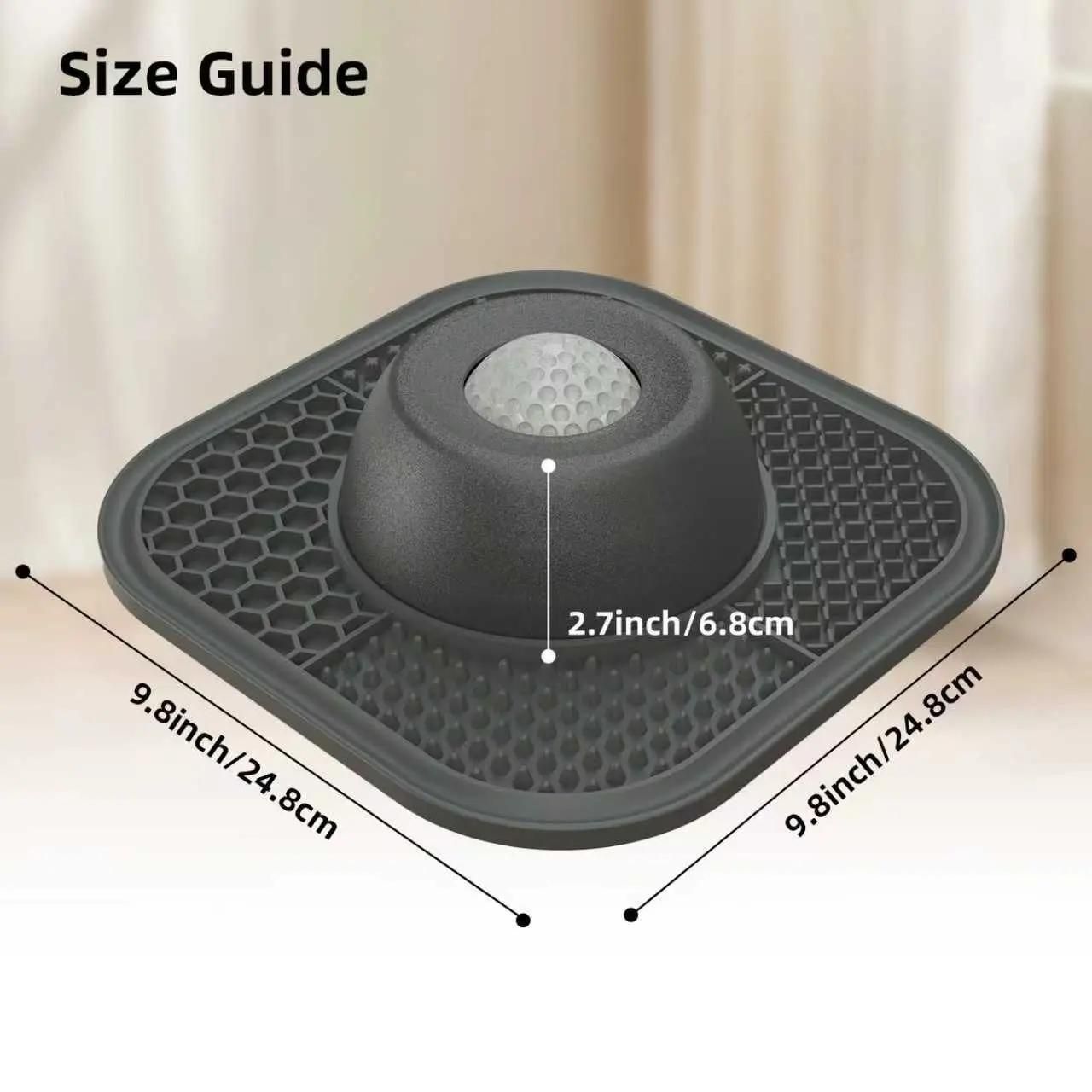 Blue Slow Feeder Dog Bowl and Lick Mat Set - Food Grade Silicone Non Slip view 7