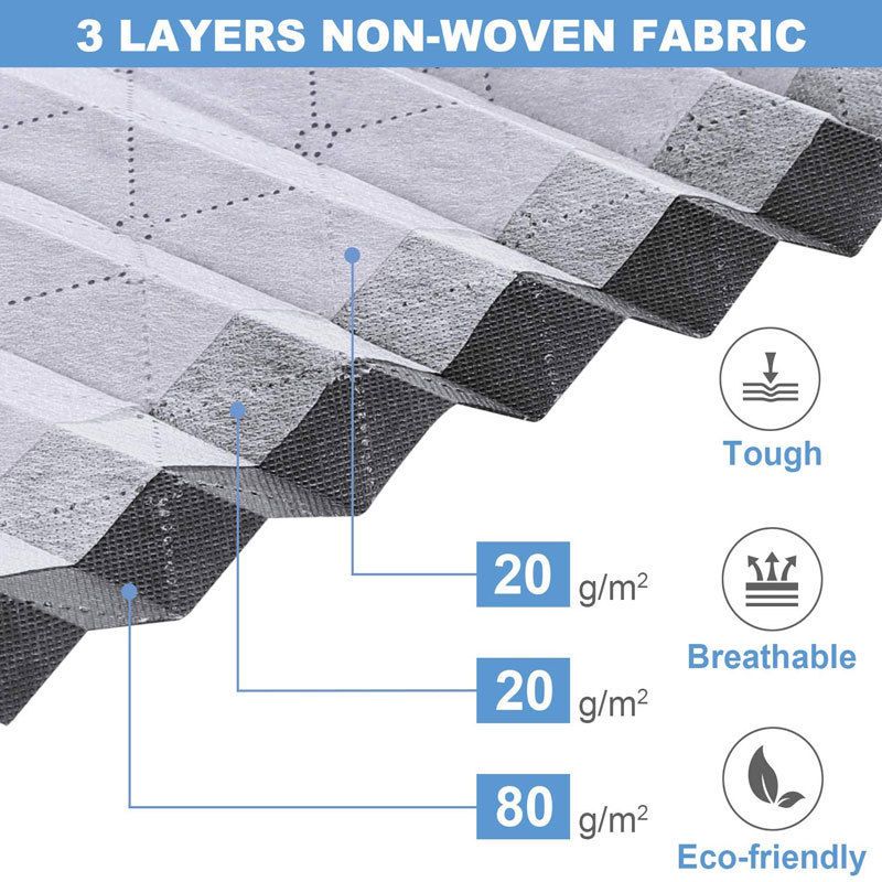 2 Pack Folding Non-Woven Underbed Storage Containers with Clear Top Zipper Lid view 4
