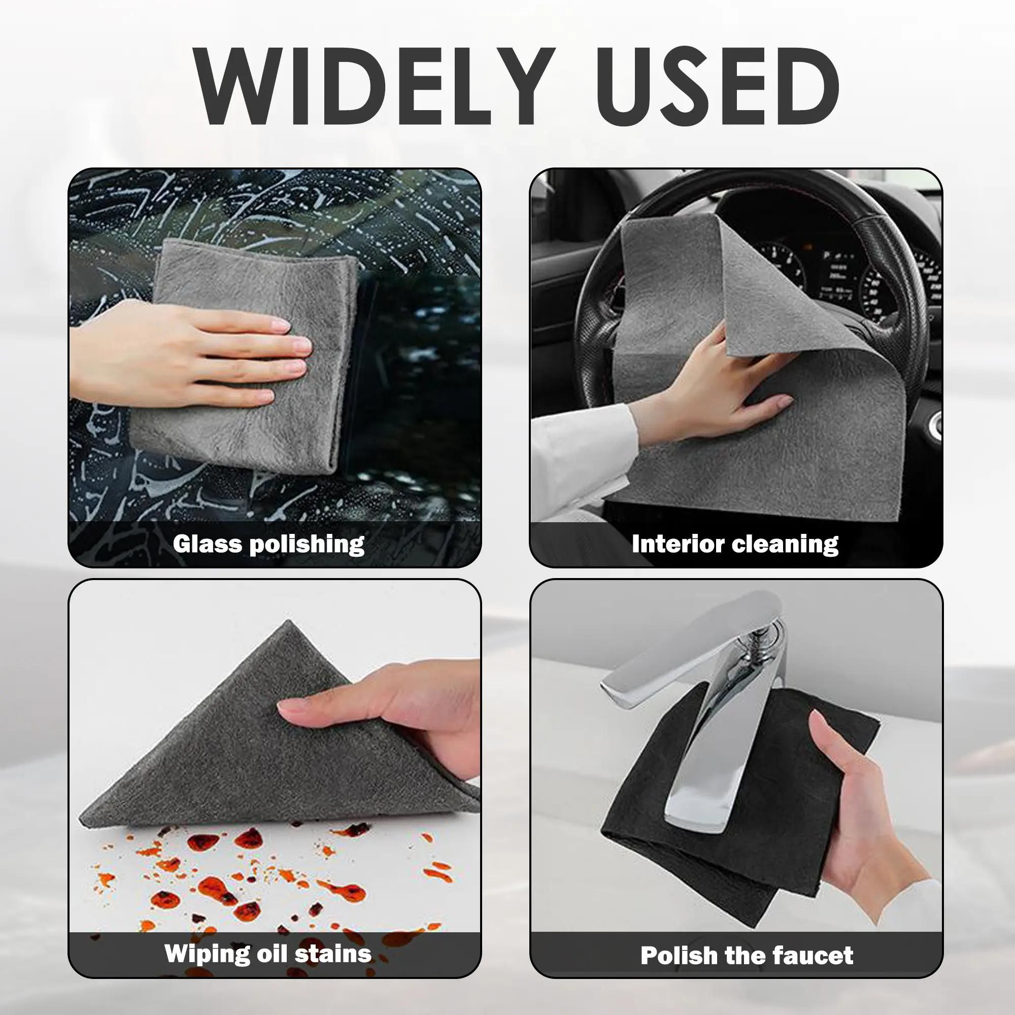 10 Counts White Magic Cleaning Cloths (30 x 30CM) - Reuseable Thickened view 3