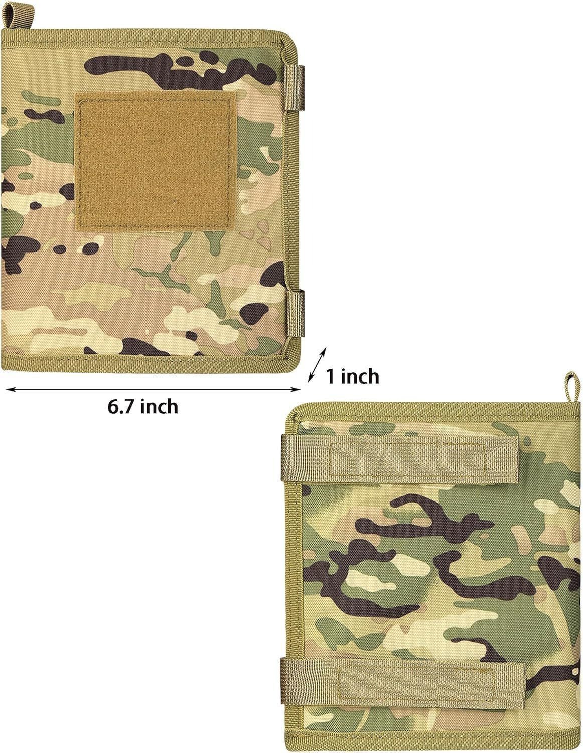 Black Mutifunctional Oxford Fabric Tactical Waterproof Map Pouch - MOLLE view 5