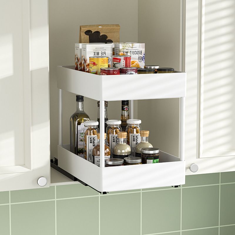68CM White Extended Pull Out Cabinet Organizer (Small Tray 37 x 13.5 x 6cm) view 4