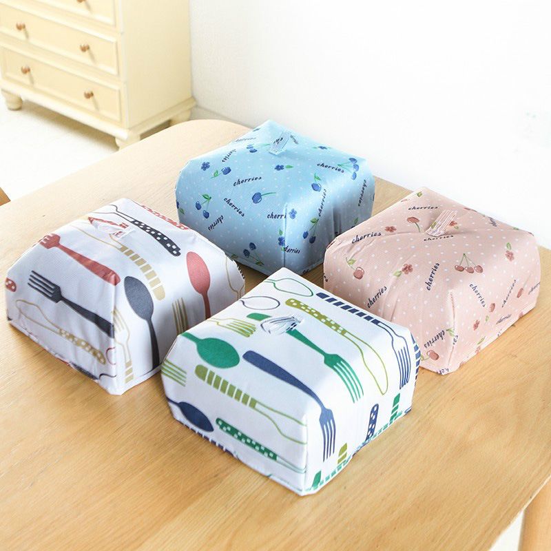 2 Pack Blue Cherry Foldable Thermal Insulated Food Cover (XL 50 x 50 x 15cm) view 5