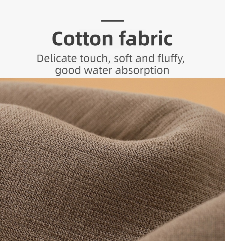 3-Piece Green 100% Pure Combed Cotton Towel & Bath Towel Set - Ultra Soft & view 6