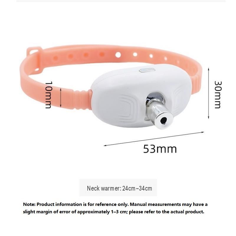 Pink Self-Teasing Laser Cat Collar - USB Rechargeable Pet Toy - Adjustable view 3