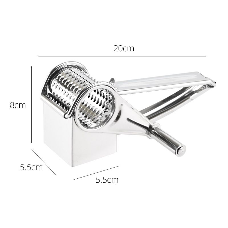 Stainless Steel Hand Crank Cheese Grater（Flat-blade planer+3-4 hole planer+5-6 view 9