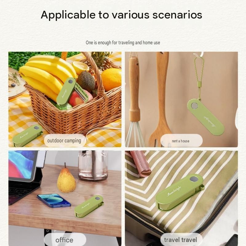 White Portable Folding Fruit Peeler - Stainless Steel Blade view 7