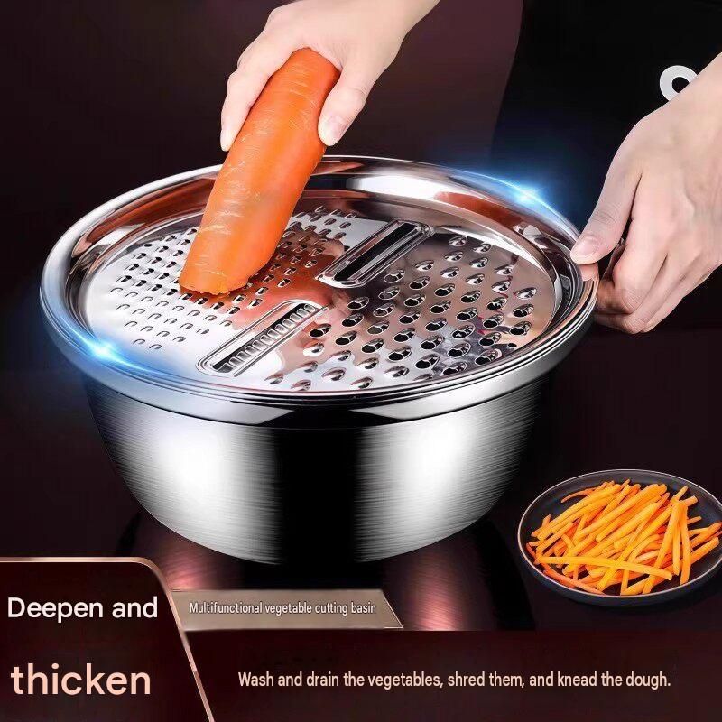 Extra-large size Multifunctional Stainless Steel Vegetable Slicer and Grater view 2