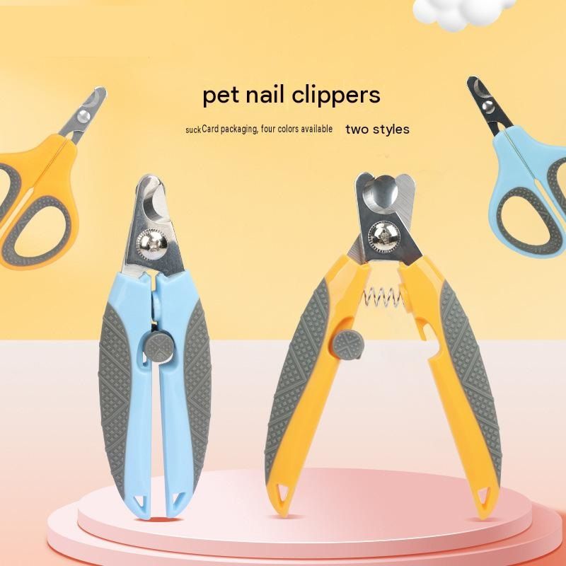 Pet Nail Clippers for Cats and Dogs - Stainless Steel Blade with Safety Guard view 2