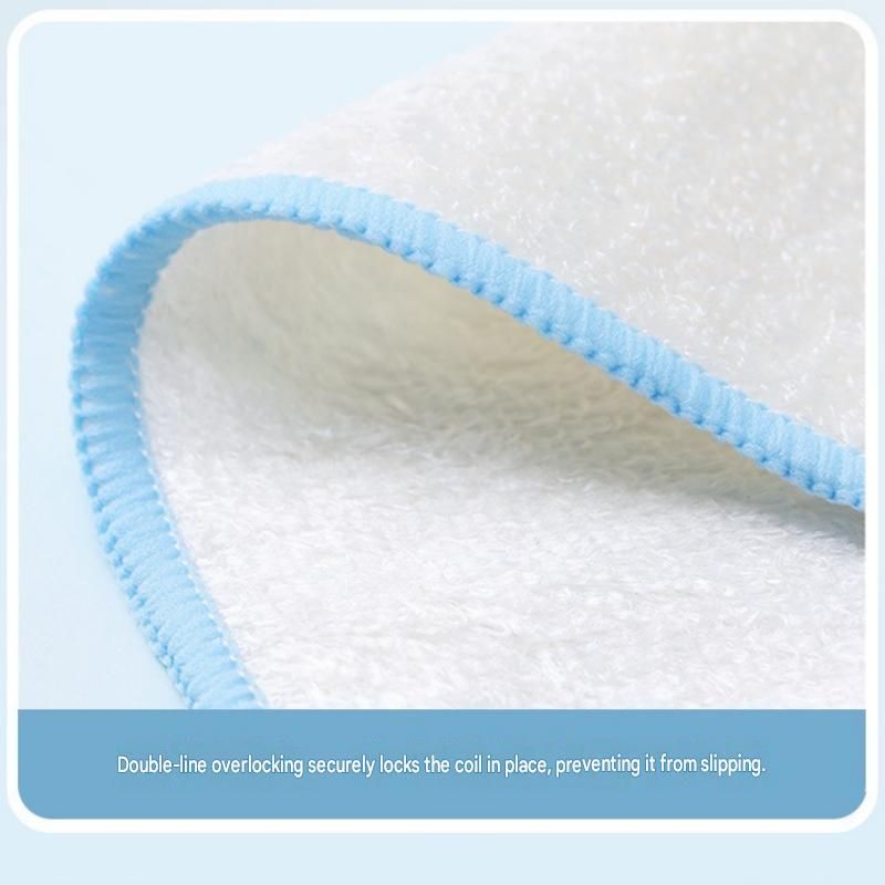 5-pcs 18*23cm Bamboo Fiber Kitchen Dishcloth - Non-Stick Oil Resistant view 7