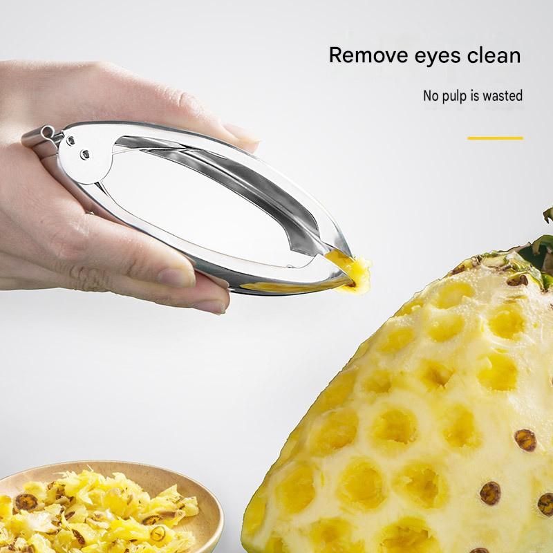 2 pcs Stainless Steel Pineapple Eye Remover - Multipurpose Fruit and Vegetable view 3