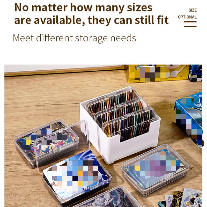 White Storage Box Set（Small storage box + 3 small inner boxes） - Transparent view 4