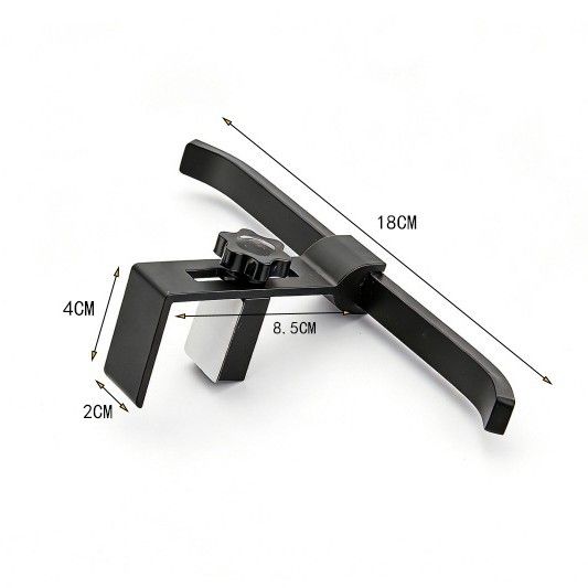 2 pack White and Grey Aluminium Desk Edge Hook - Adjustable Clamp-On Bag view 7
