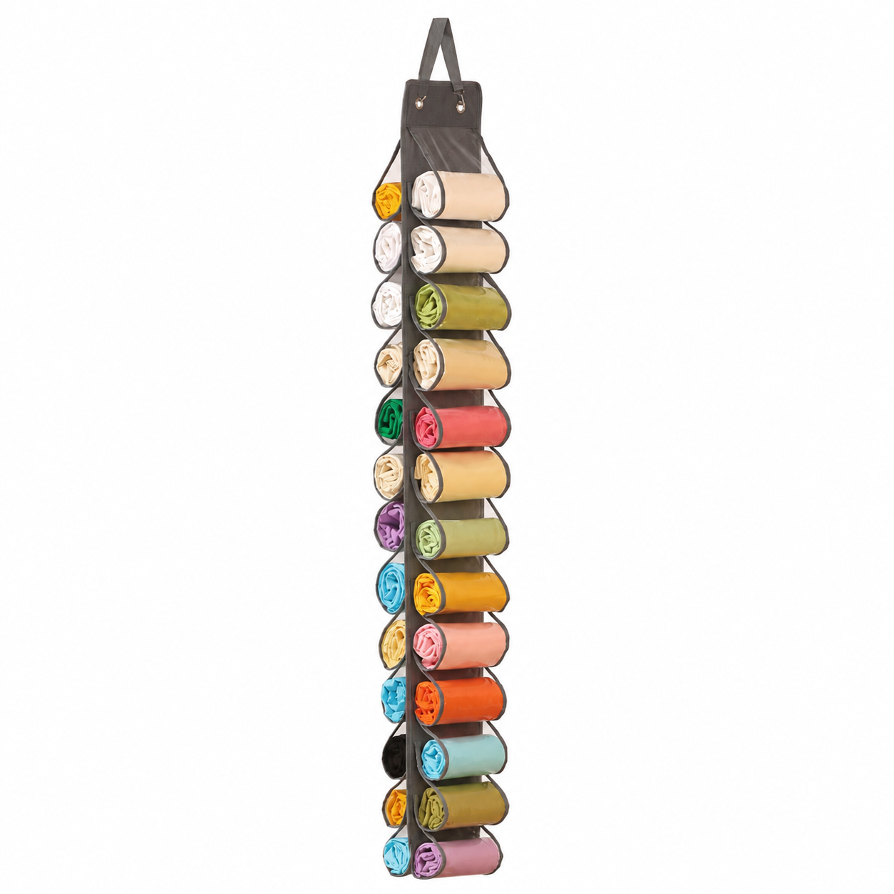 Grey Home Organisation Set - 8 Pocket Handbag Hanging Organiser and 26 Slot view 13