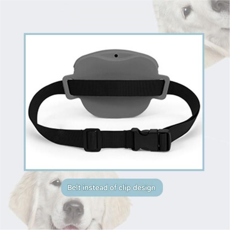 Blue Portable Silicone Pet Water Bottle and Treat Pouch Set - 550ml Foldable view 13