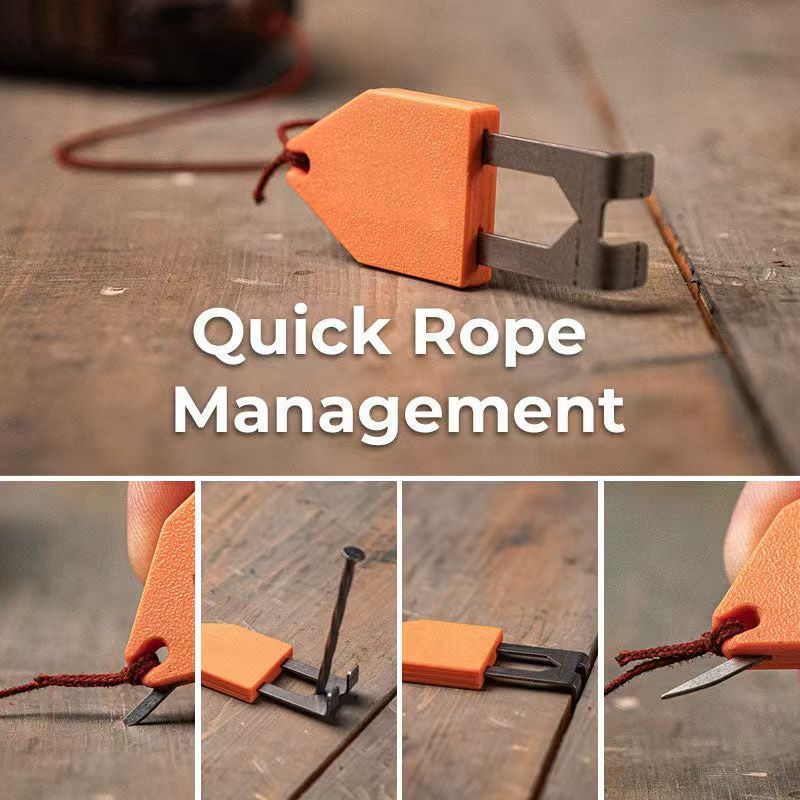 2-pack Rope Anchor Hook - Compact Multipurpose Cord Fixing Tool for Outdoor view 5