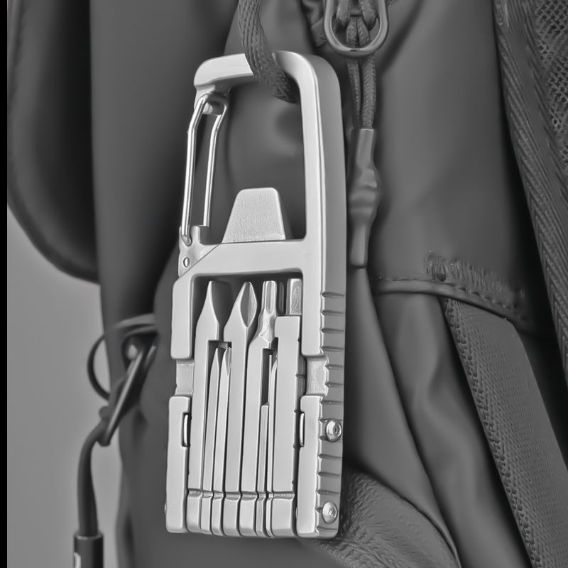 1-pack 13-in-1 Stainless Steel Multi Function Tool - SIM Card Ejector view 10