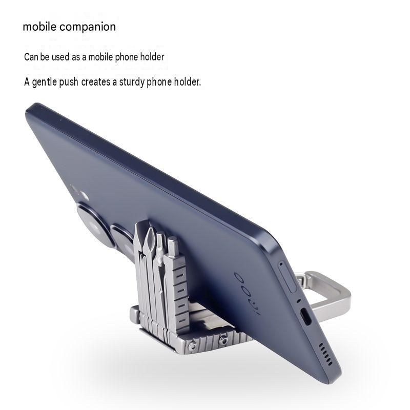 2-pack 13-in-1 Stainless Steel Multi Function Tool - SIM Card Ejector view 4
