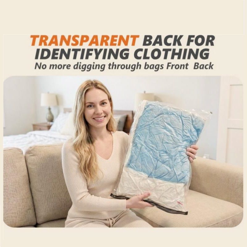 20 Piece Travel Vacuum Compression Bags with Electric Pump - Small 40x54cm*8 view 7