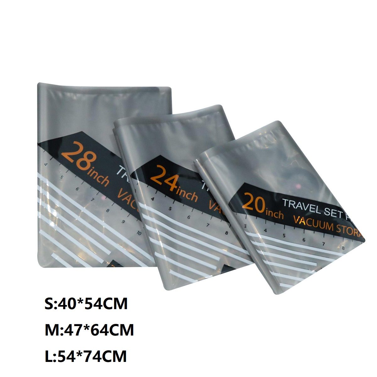 20 Piece Travel Vacuum Compression Bags with Electric Pump - Small 40x54cm*8 view 8