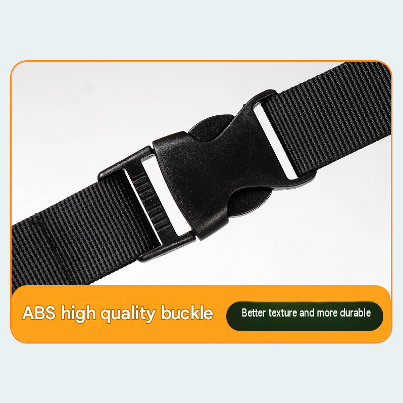 Beige Portable foldable stool with a crossbody strap - High Carbon Steel Frame view 7