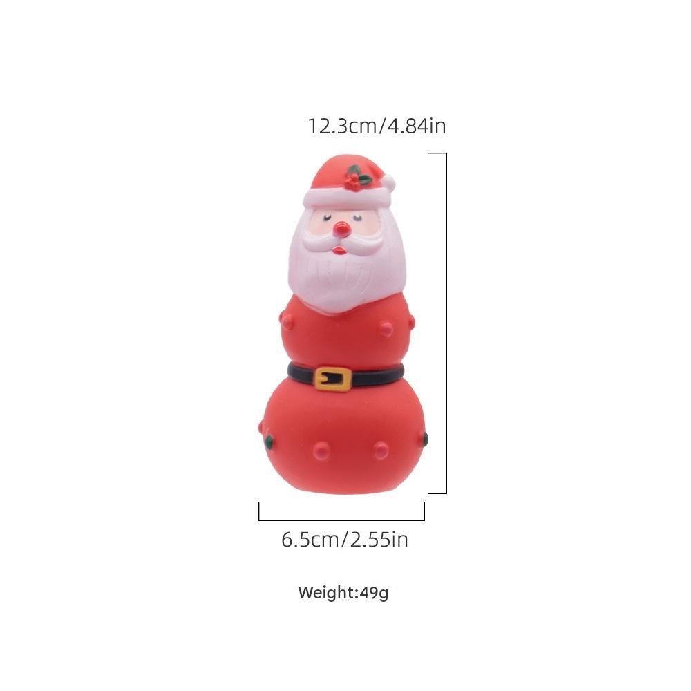 Dog Christmas Squeaky Toys（Santa） – Festive Designs view 5