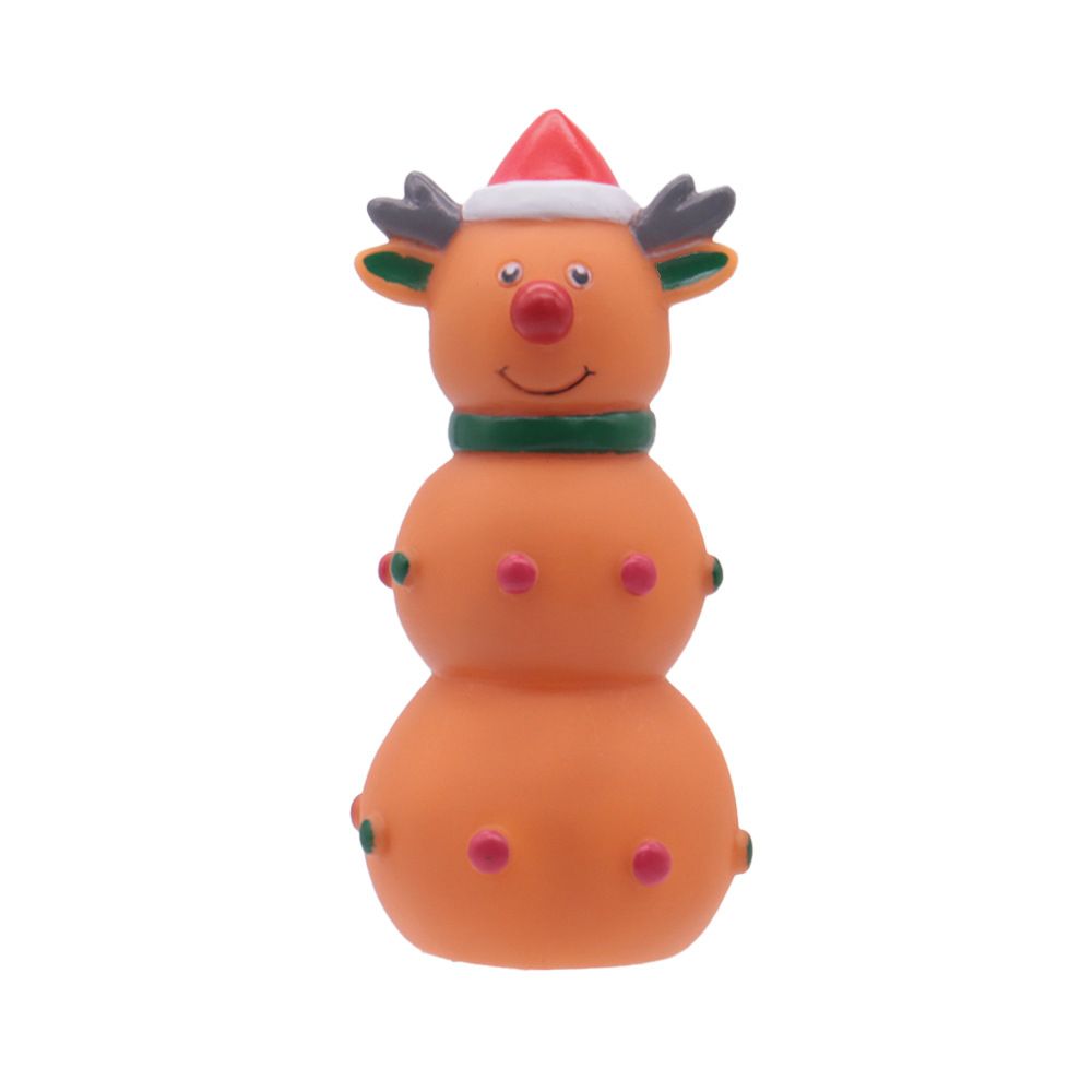 Dog Christmas Squeaky Toys（Reindeer） – Festive Designs