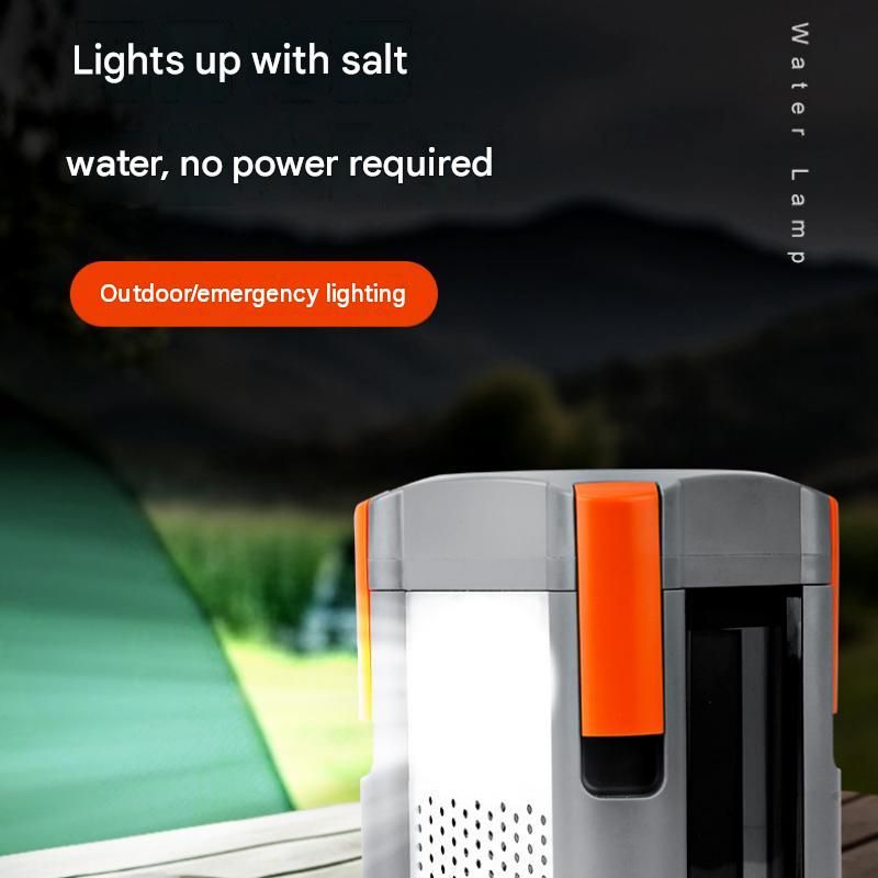 Saltwater Powered LED Camping Lantern - Emergency Light with 72 Hour Runtime view 2