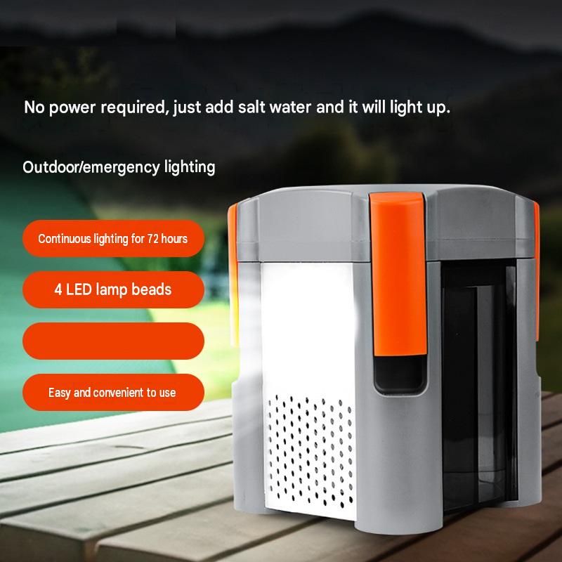 Saltwater Powered LED Camping Lantern - Emergency Light with 72 Hour Runtime view 3