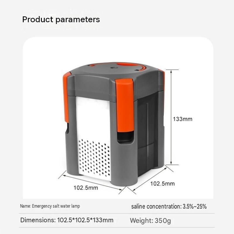 Saltwater Powered LED Camping Lantern - Emergency Light with 72 Hour Runtime view 10