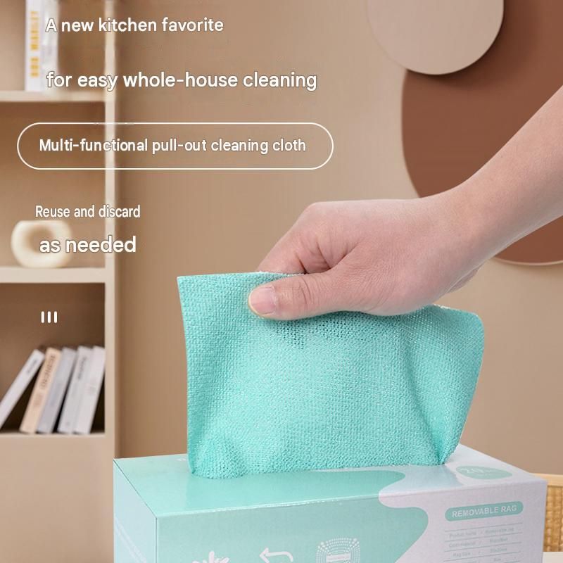Grey Disposable Microfiber Cleaning Cloths-Buy two get one free view 3