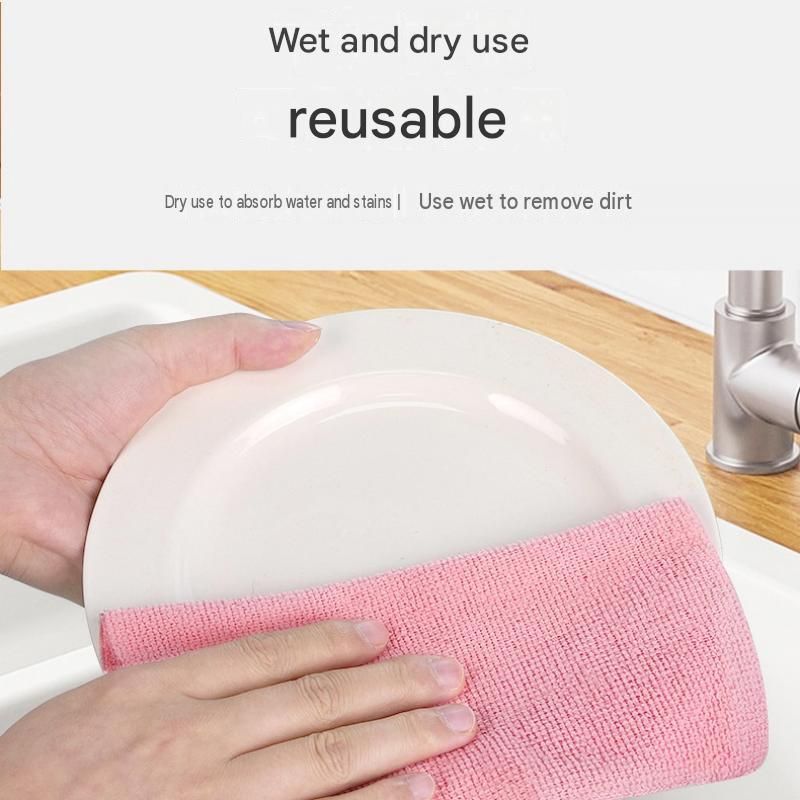 Grey Disposable Microfiber Cleaning Cloths-Buy two get one free view 8