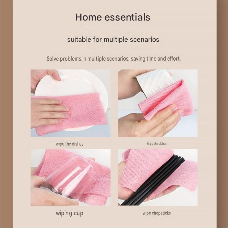 Grey Disposable Microfiber Cleaning Cloths-Buy two get one free view 9