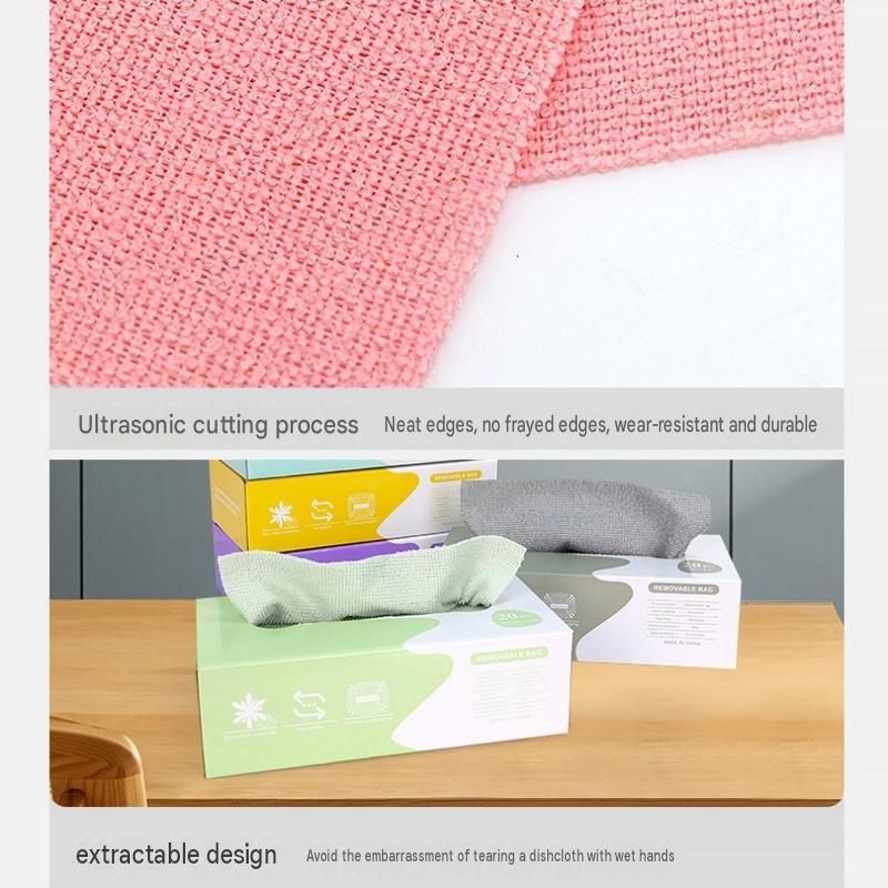 Green Disposable Microfiber Cleaning Cloths-Buy two get one free view 11
