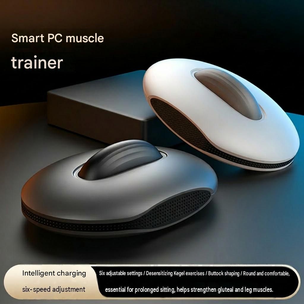 Black Rechargeable PC Muscle Trainer - ABS and Silicone Pelvic Floor Exerciser view 2