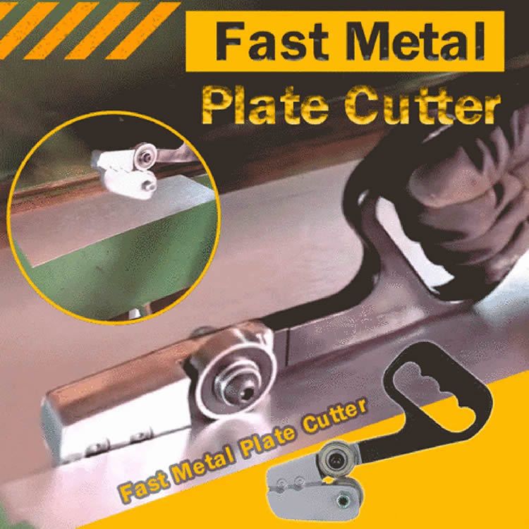 2 Pack Fast Metal Plate Cutter - Zinc Alloy and Steel Manual Sheet Metal Shear view 2