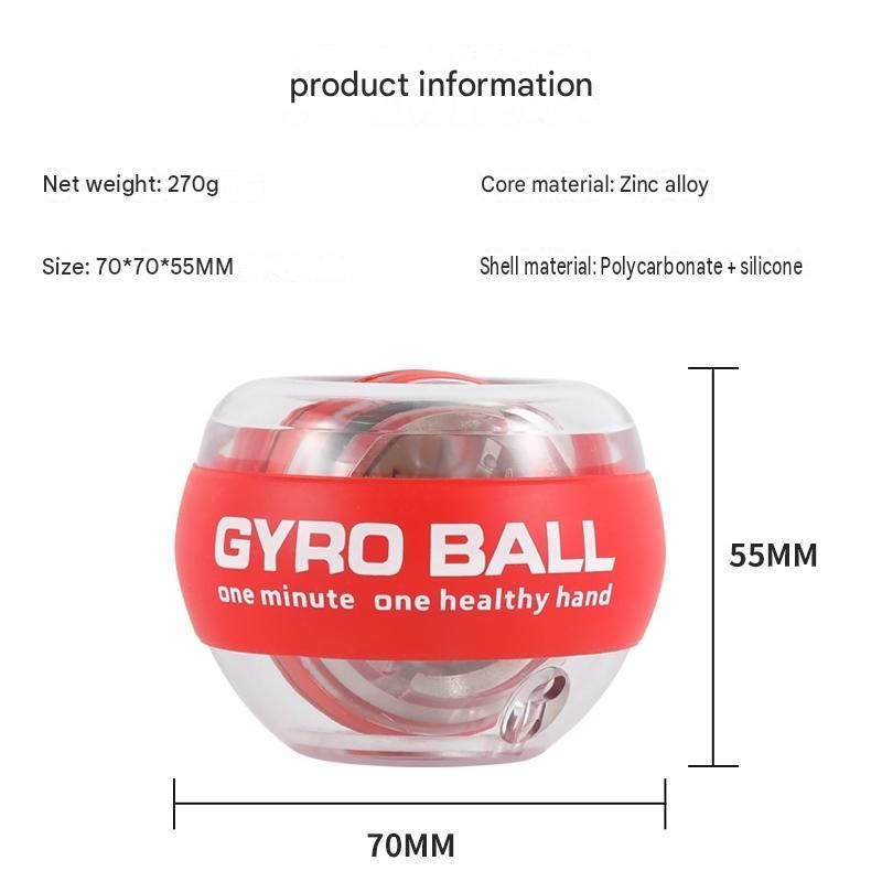Blue Autostart Gyro Ball Wrist Trainer - Zinc Alloy Core view 8