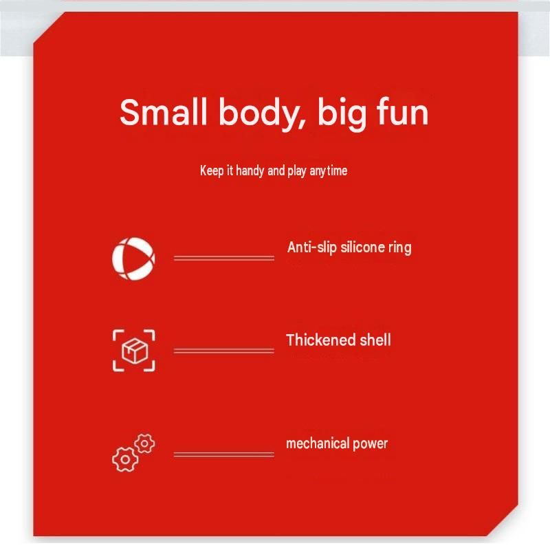 Red Autostart Gyro Ball Wrist Trainer - Zinc Alloy Core view 3