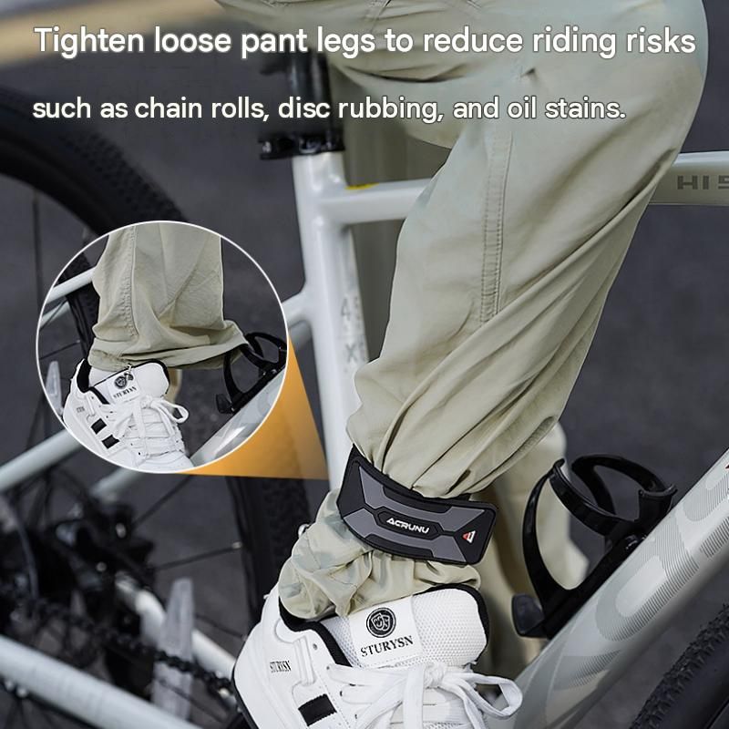 1 Pack Reflective Bicycle Pant Strap - Adjustable Elastic Leg Band for Cycling view 7