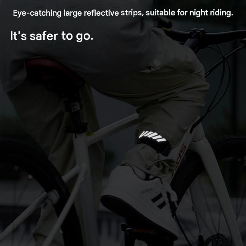 2 Pack Reflective Bicycle Pant Strap - Adjustable Elastic Leg Band for Cycling view 6