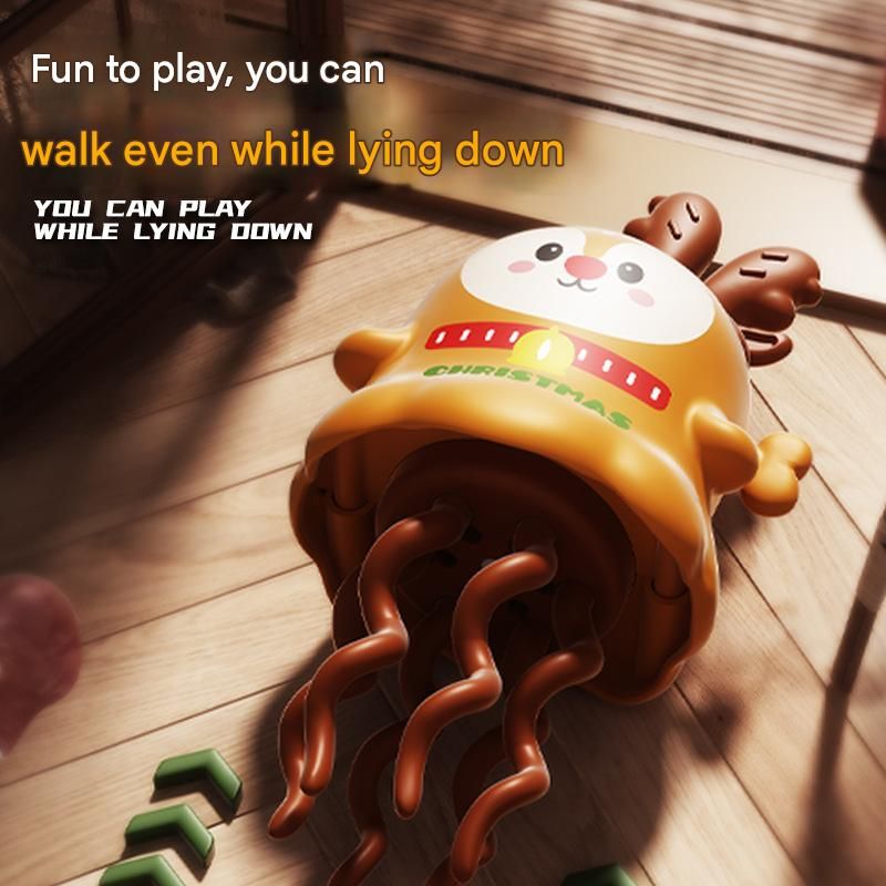 Santa Claus design Wind Up Dancing Toy - Halloween and Christmas ABS Plastic view 5