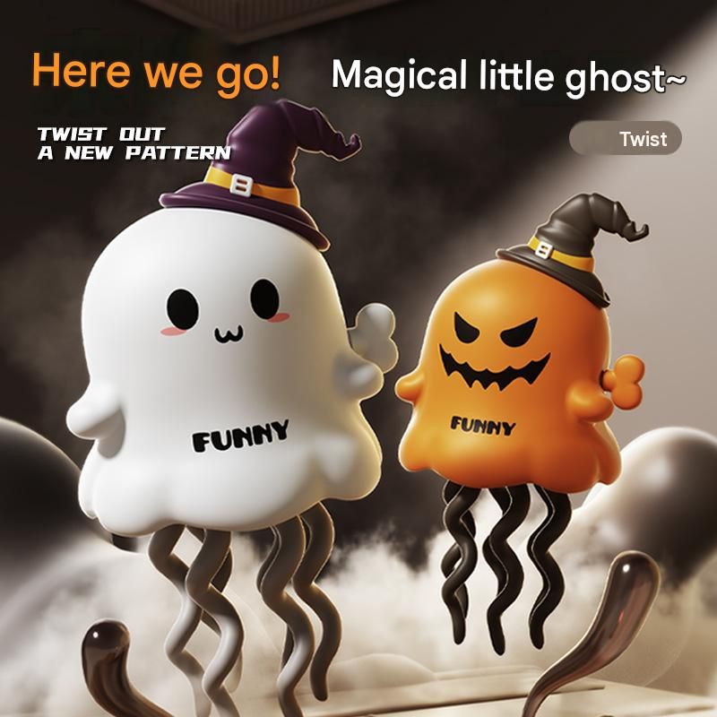 Pumpkin-inspired design Wind Up Dancing Toy - Halloween and Christmas ABS view 3