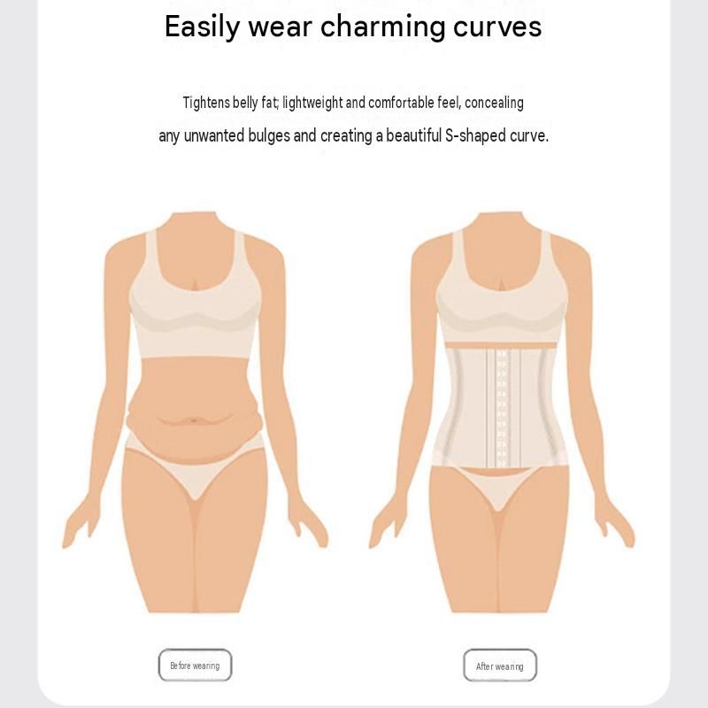 Black Size XL Women's Waist Trainer Cincher - 7 Steel Bones Double Layer Mesh view 9