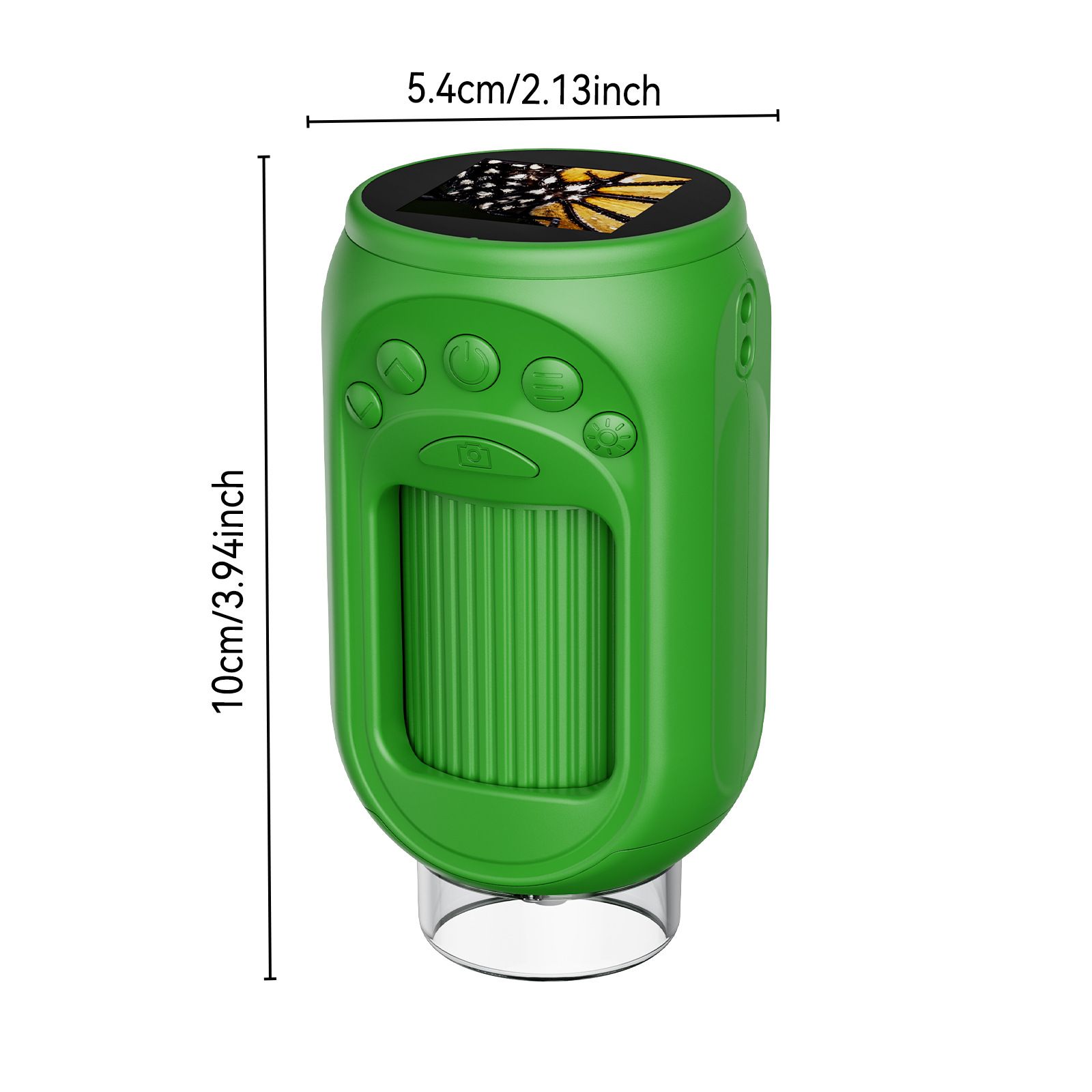 Green Portable Digital Microscope - 1000x Magnification