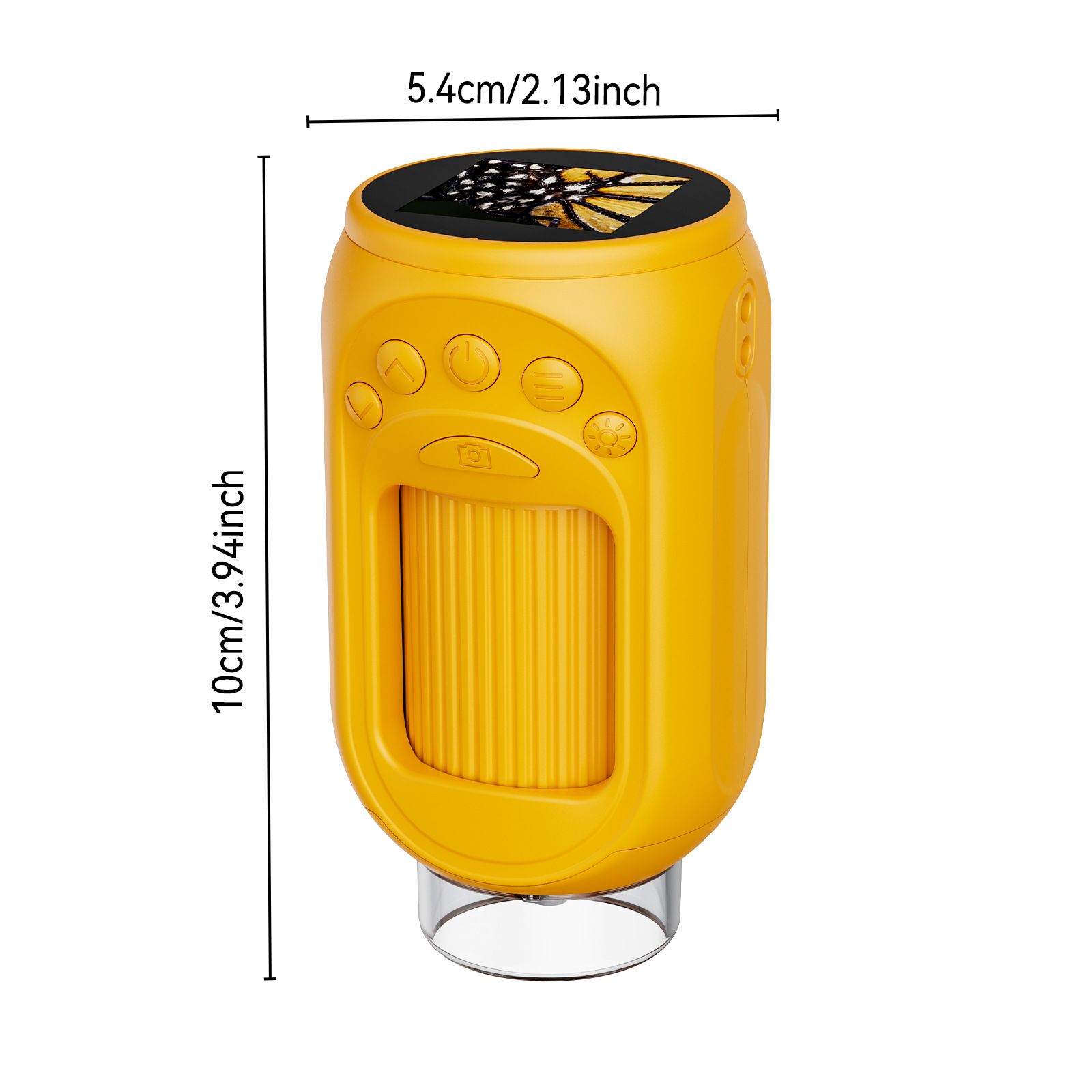 Yellow Portable Digital Microscope - 1000x Magnification