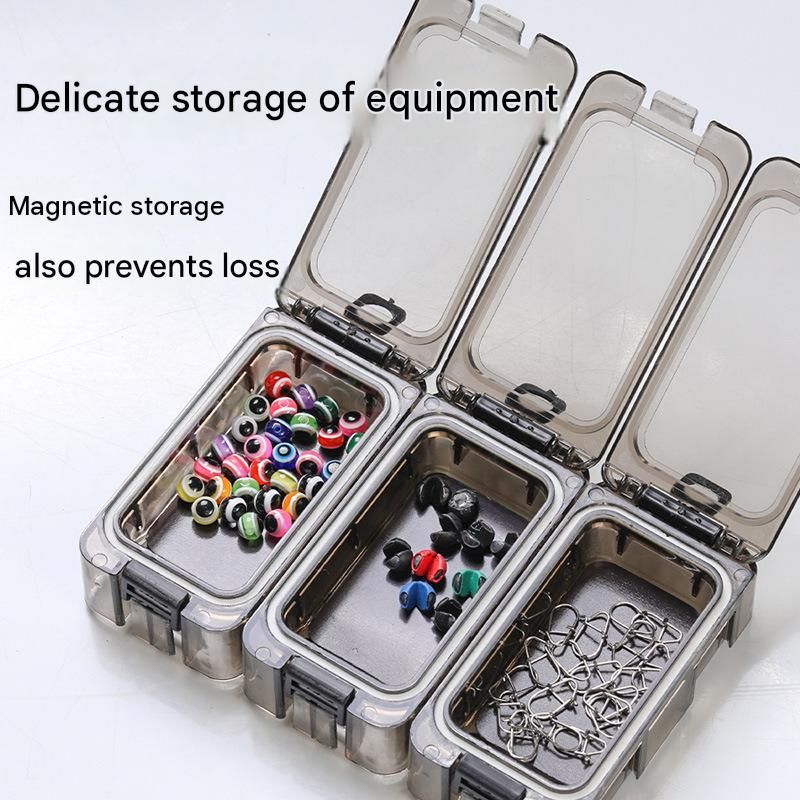 8 pack Green Magnetic Fishing Tackle Box - Modular Waterproof Storage Case for view 5