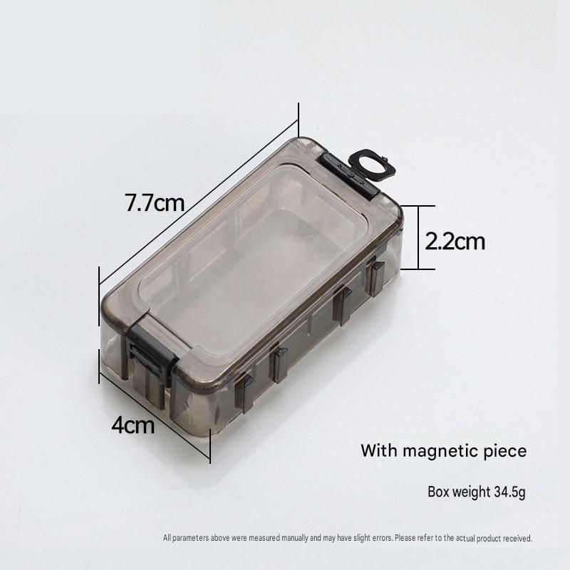 8 pack Green Magnetic Fishing Tackle Box - Modular Waterproof Storage Case for view 6
