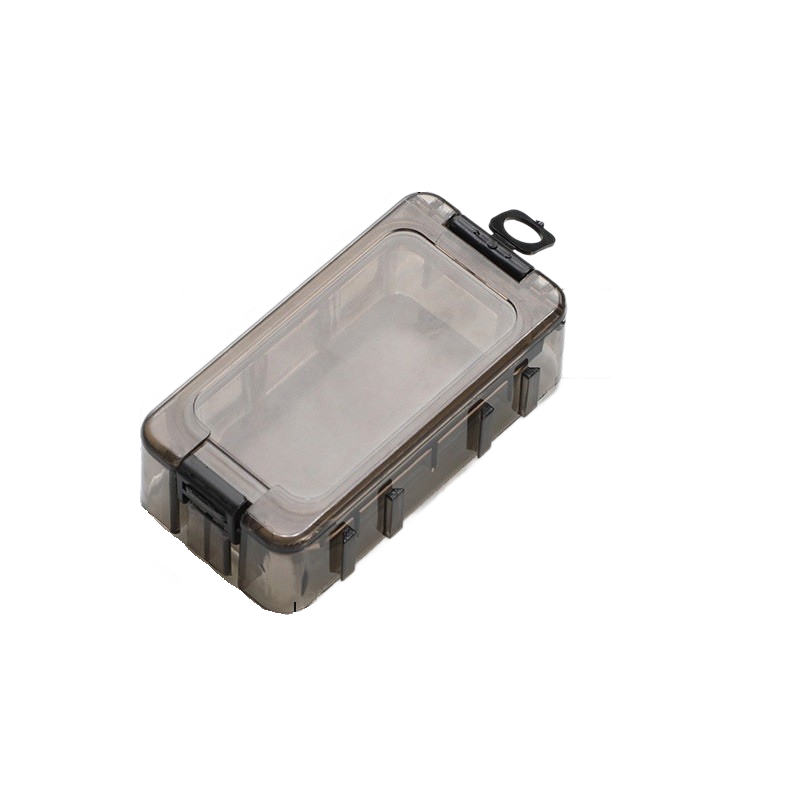 8 pack Grey Magnetic Fishing Tackle Box - Modular Waterproof Storage Case for