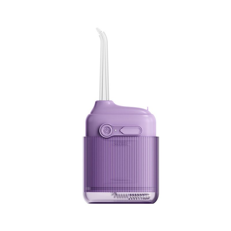 Purple Portable Electric Water Flosser - 3 Cleaning Modes — image 1