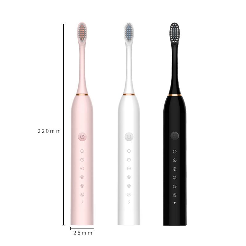 Sonic Electric Toothbrush White 8-Brush-Head Set - 6 Cleaning Modes view 10