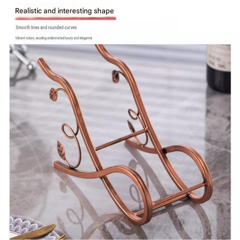 Black Electric Wine Opener and Black Decorative Iron Wine Rack Set view 9